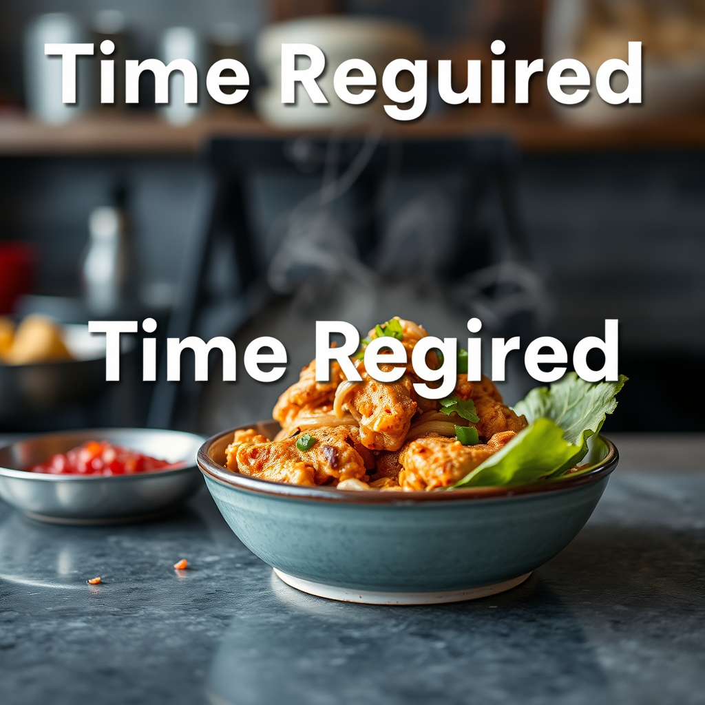 Time Required - nacho chicken recipe