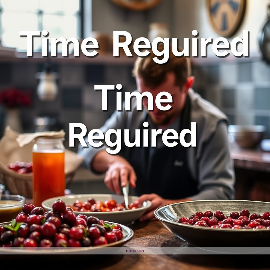Time Required - cranberry recipe with orange juice