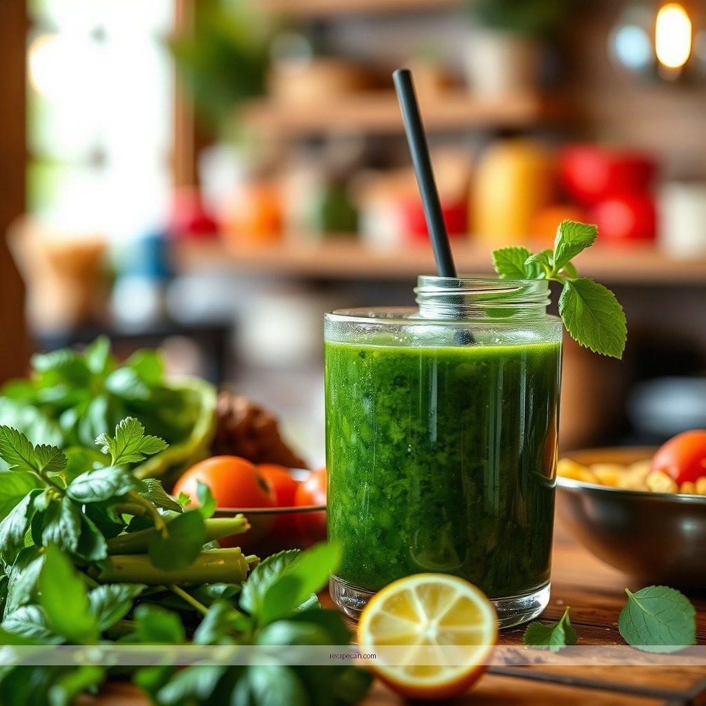 Time Required - detox green juice recipe