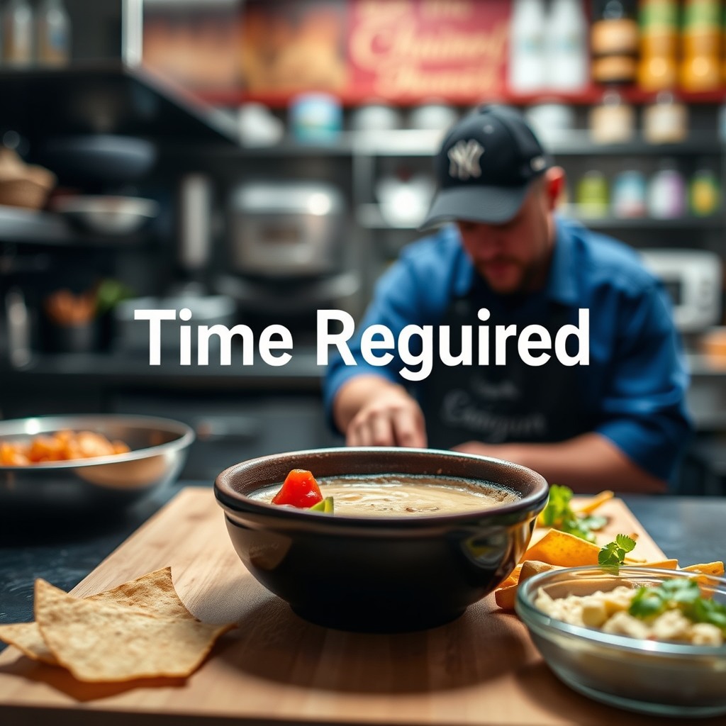 Time Required - nachos and dip recipe