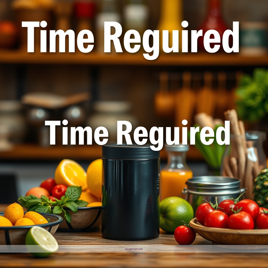 Time Required - fruit juice recipe