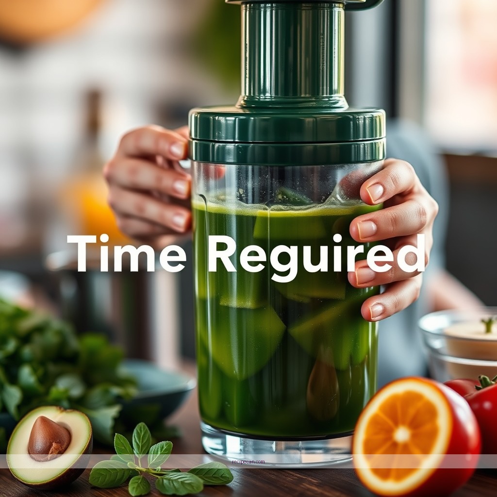 Time Required - green juice recipes for beginners