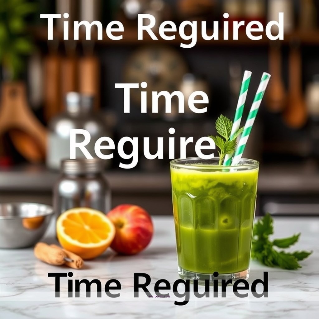 Time Required - grinch juice recipe