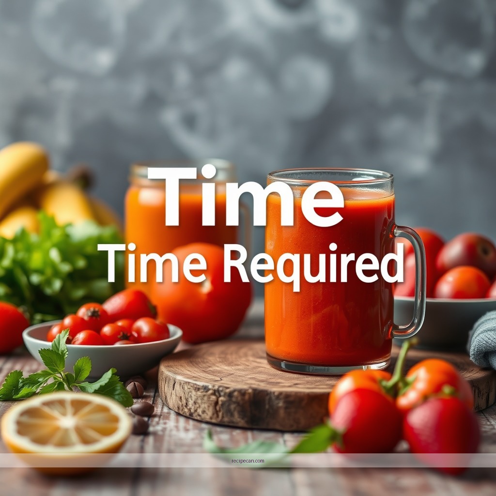 Time Required - juicing recipe for weight loss