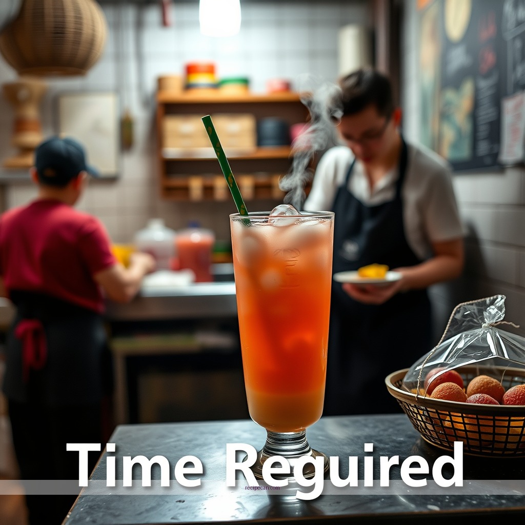Time Required - lychee juice recipe