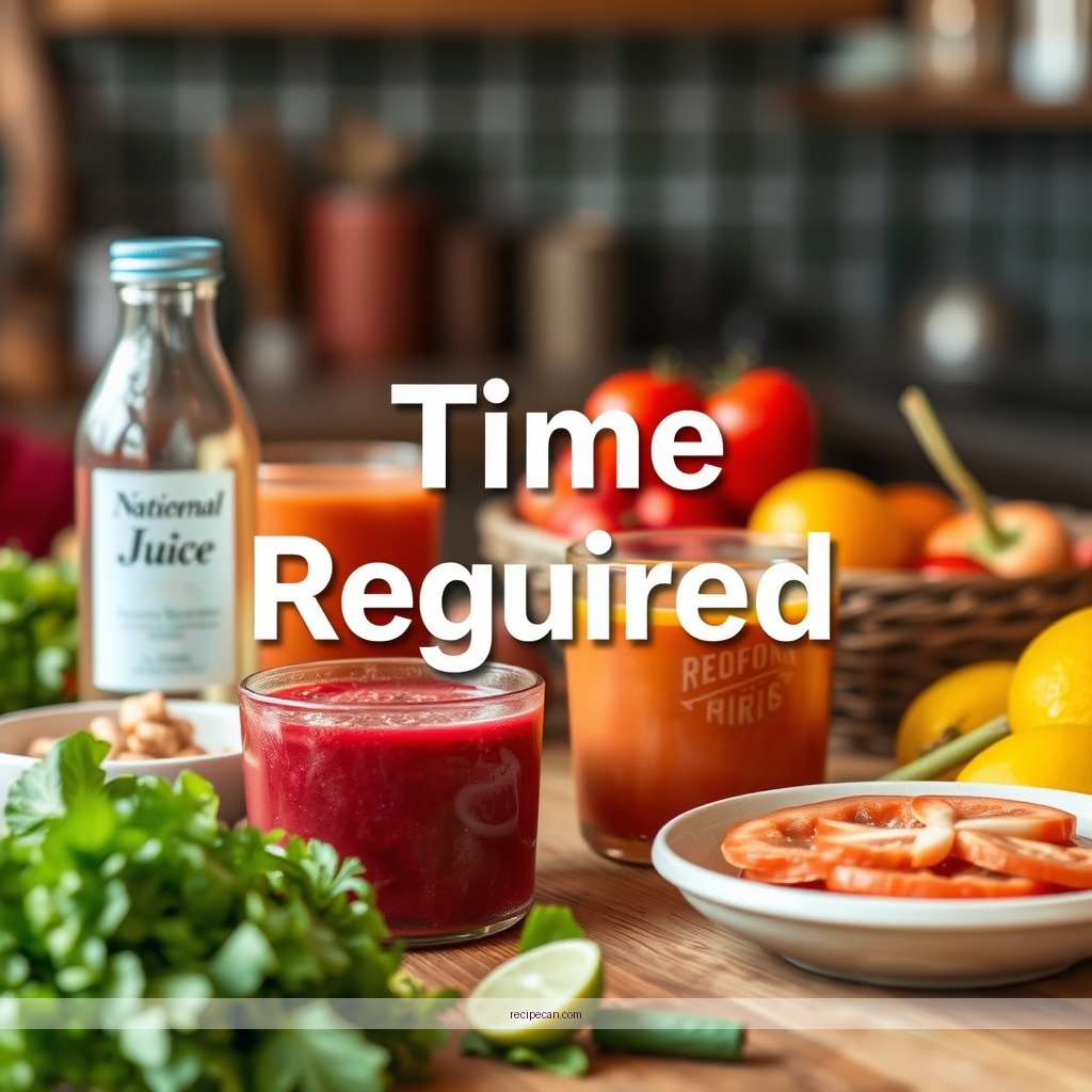 Time Required - natural juice recipes