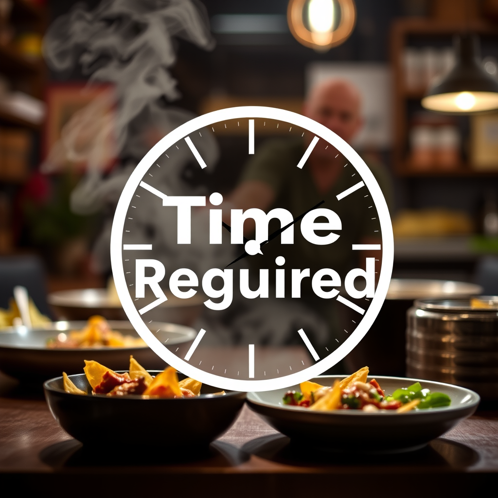 Time Required - recipe for nachos with ground beef