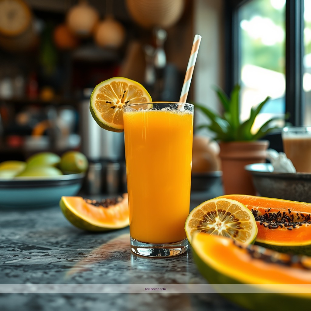 Time Required - papaya fruit juice recipes