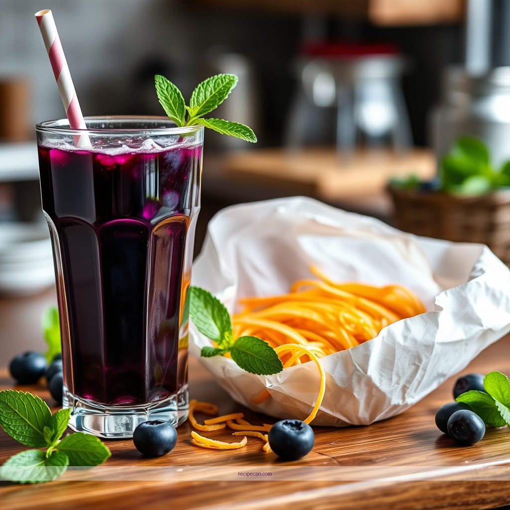 Time Required - recipe blueberry juice