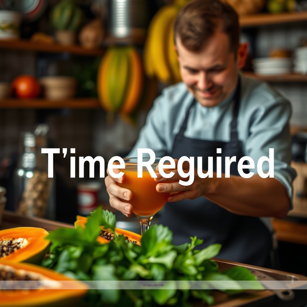 Time Required - recipe papaya juice