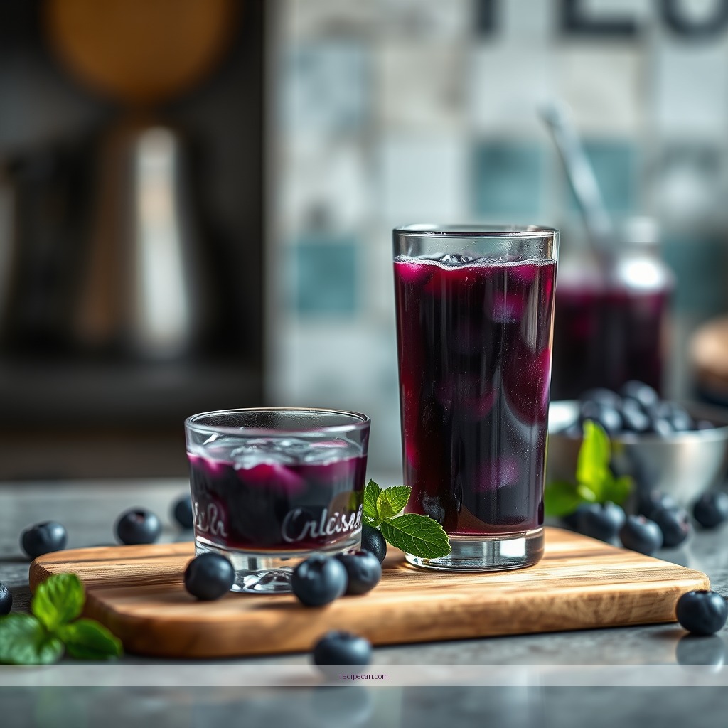 Time Required - recipes with blueberry juice