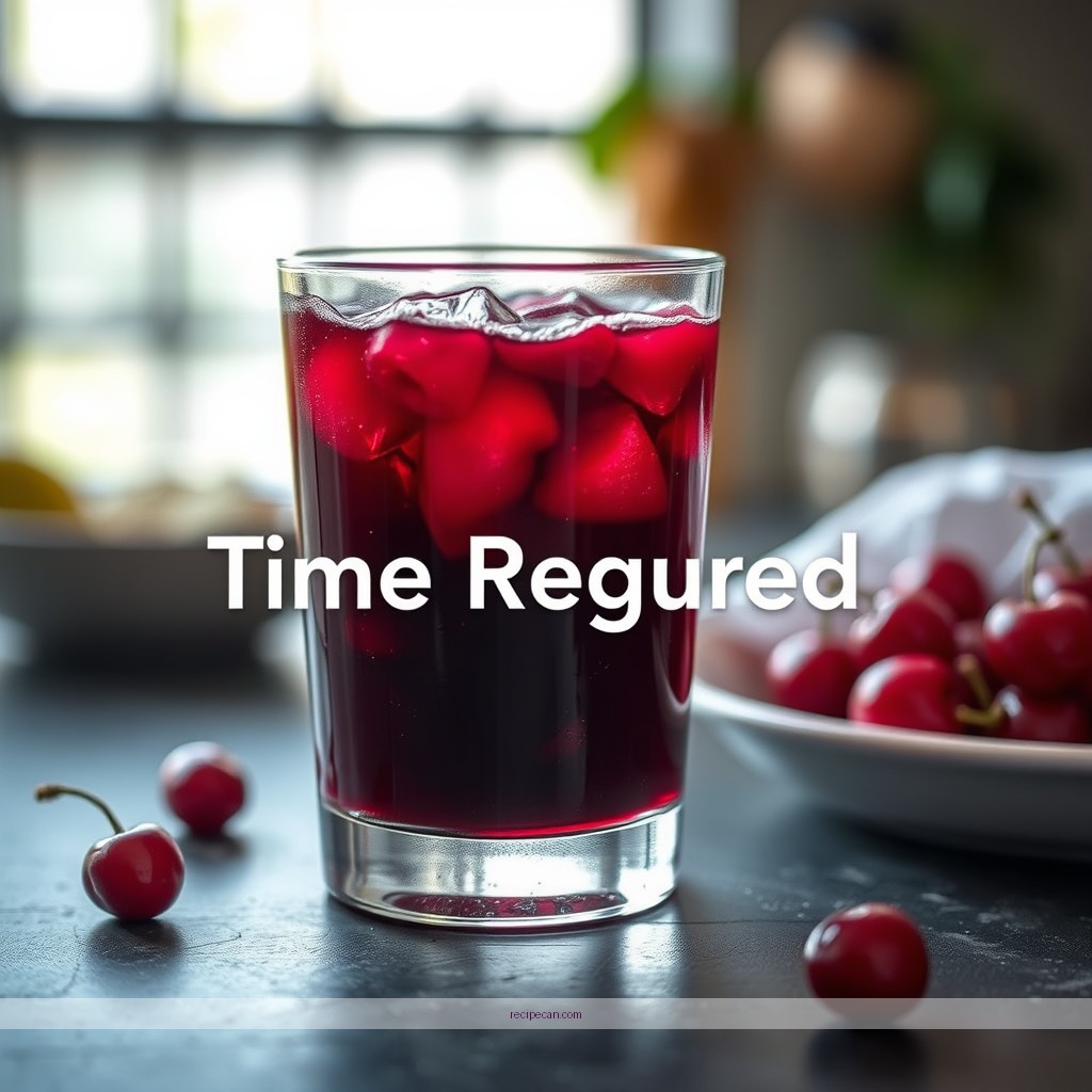 Time Required - tart cherry juice recipes