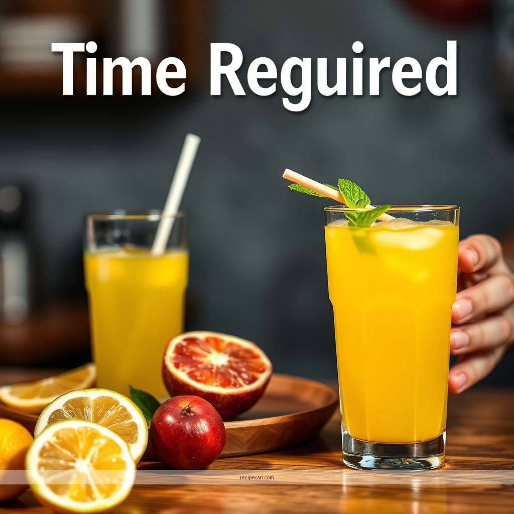 Time Required - yuzu juice drink recipes