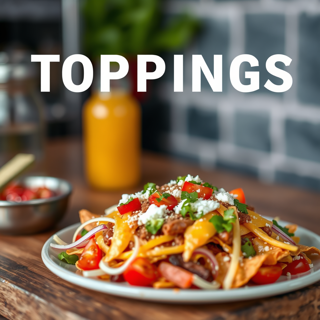 Toppings - nachos and cheese recipe easy