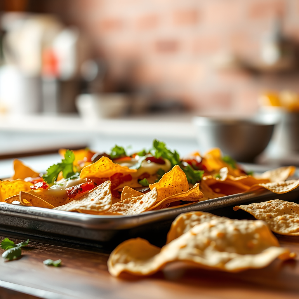 Tortilla Chips - sheet pan nachos recipe