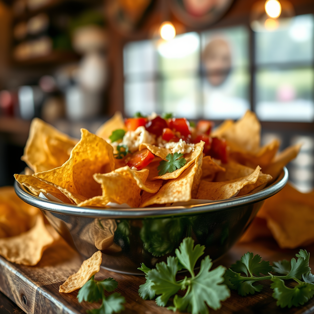 Tortilla Chips - good nacho recipe