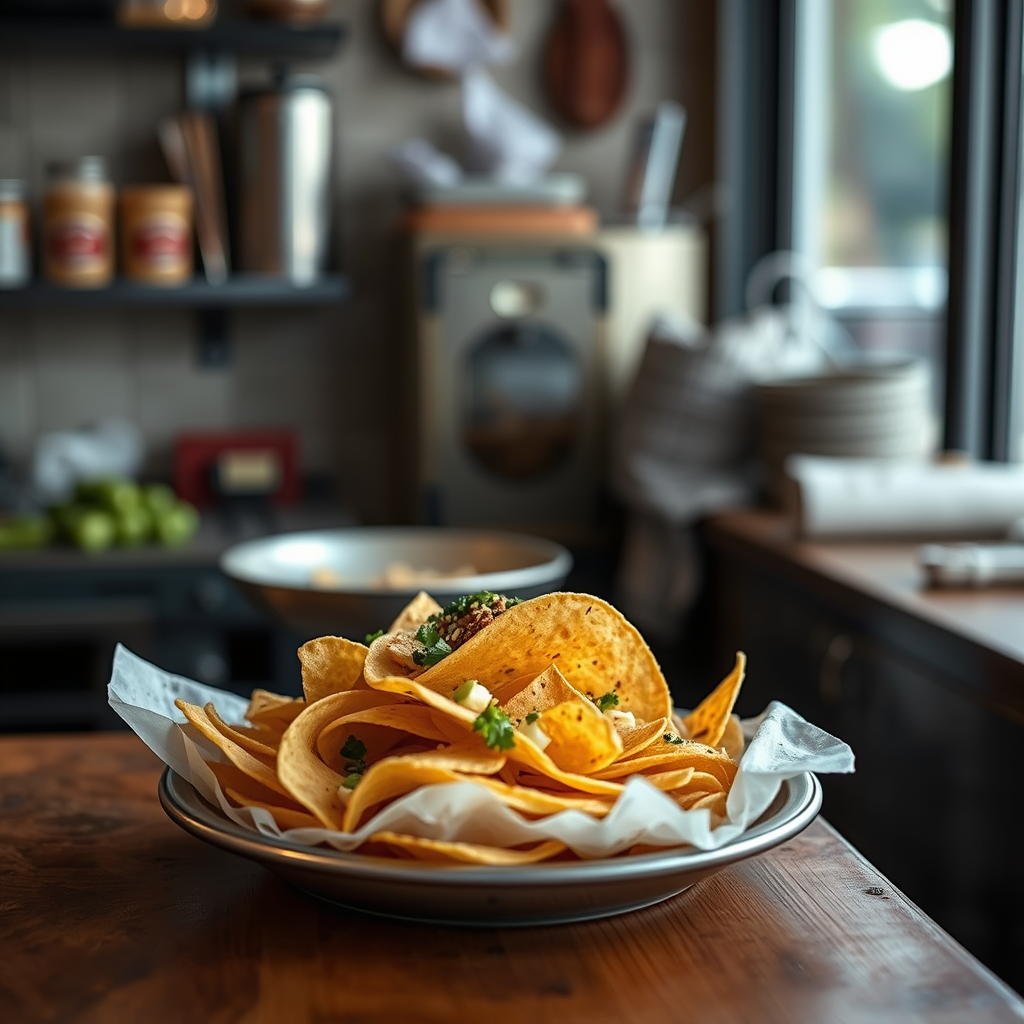 Tortillas - baked nachos chips recipe