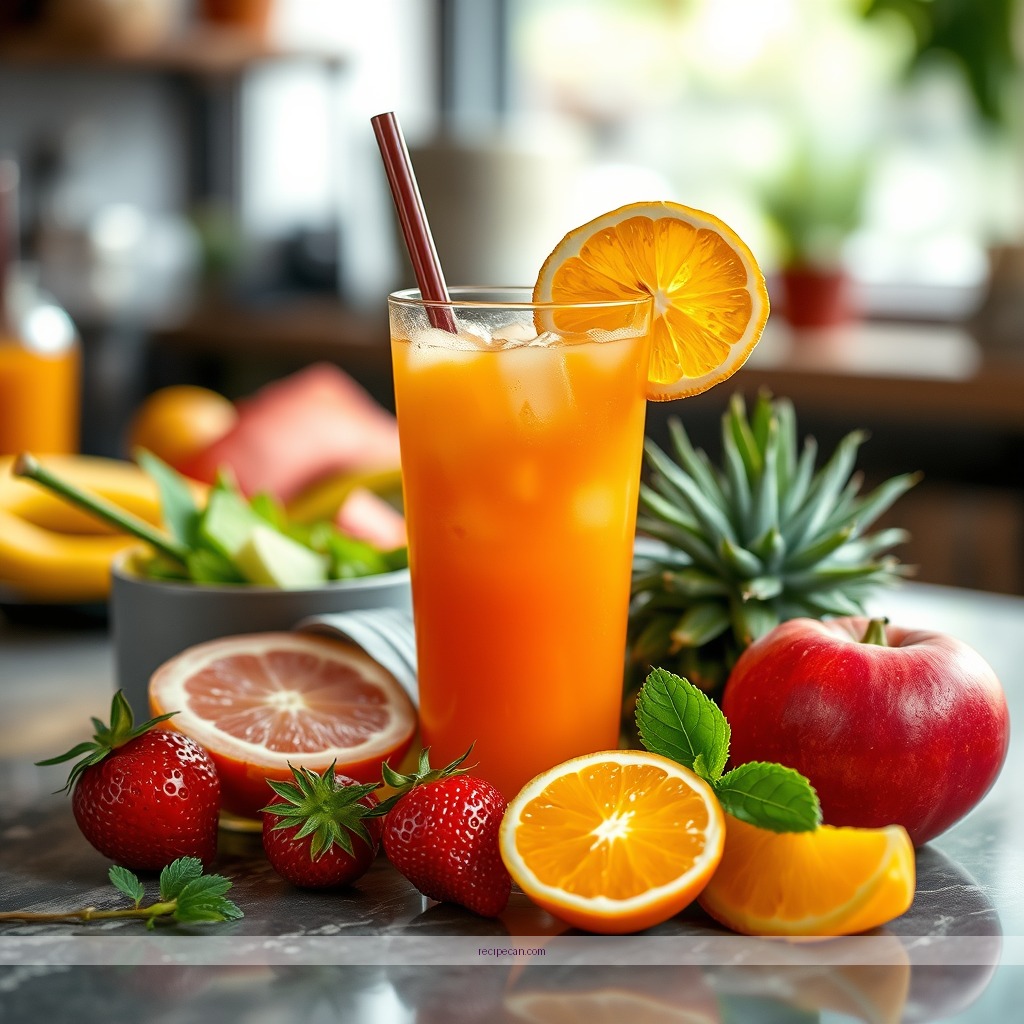 Tropical Paradise Juice - seven day juice cleanse recipes