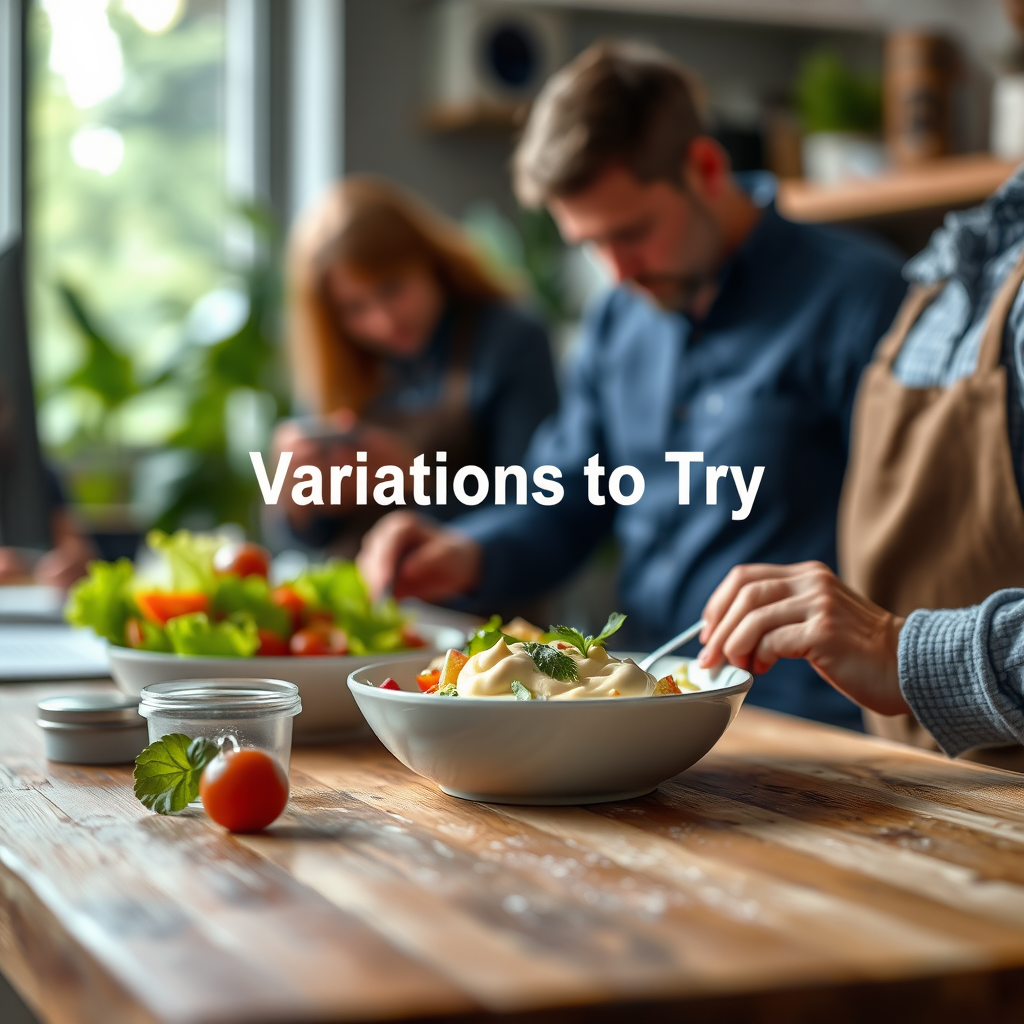 Variations - mayonnaise salad dressing recipe