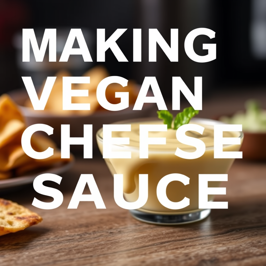 Vegan Cheese Sauce - vegan nachos recipe