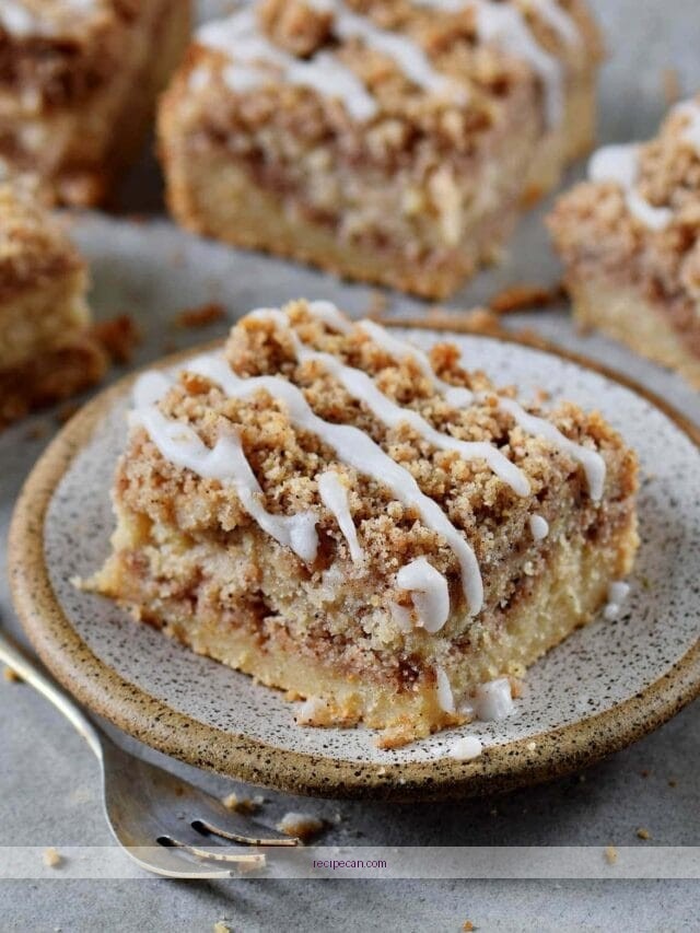 Vegan Coffee Cake Baking Process Step-By-Step Baking Vegan Coffee Cake - vegan coffee cake recipe