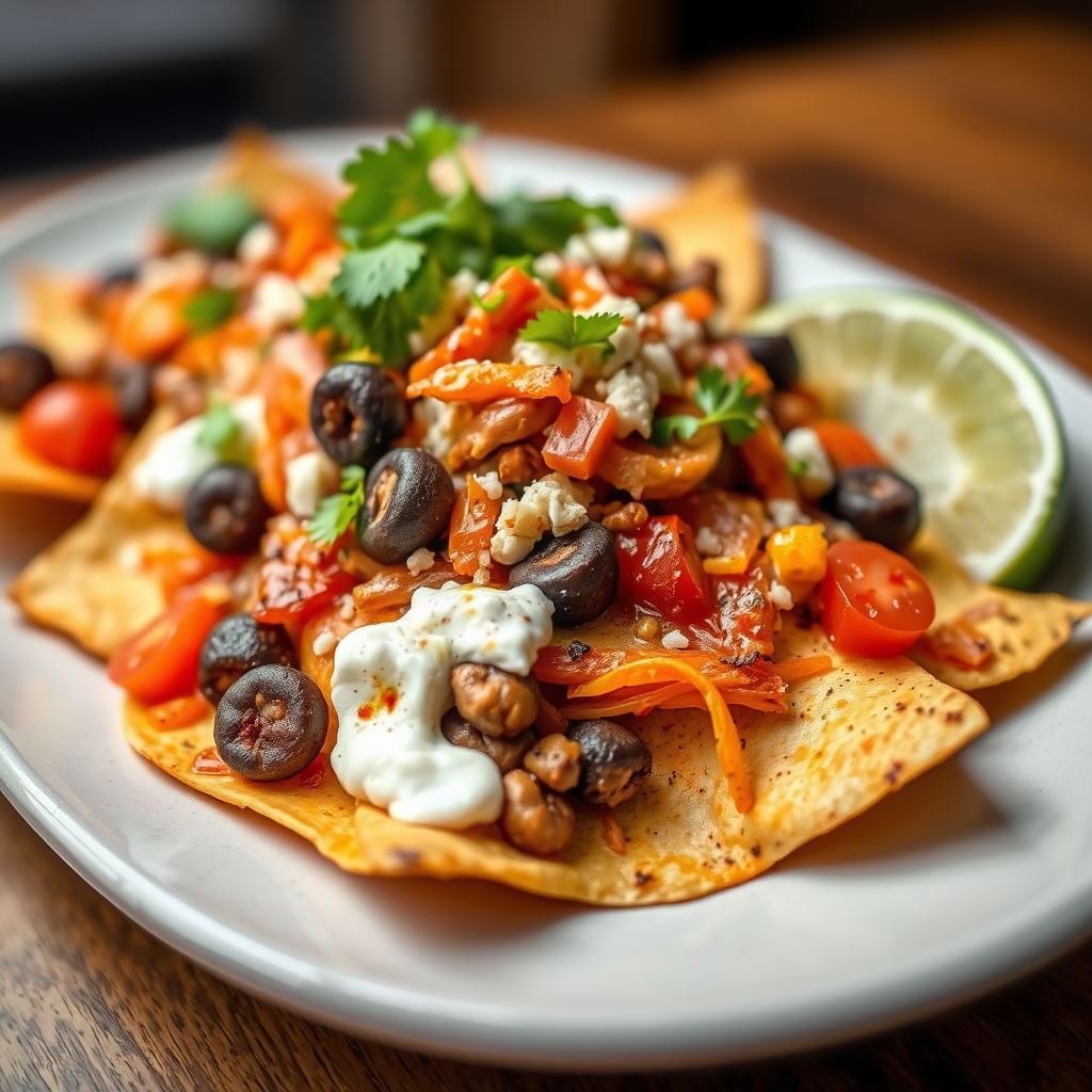Vegetarian Nachos - easy nachos recipes