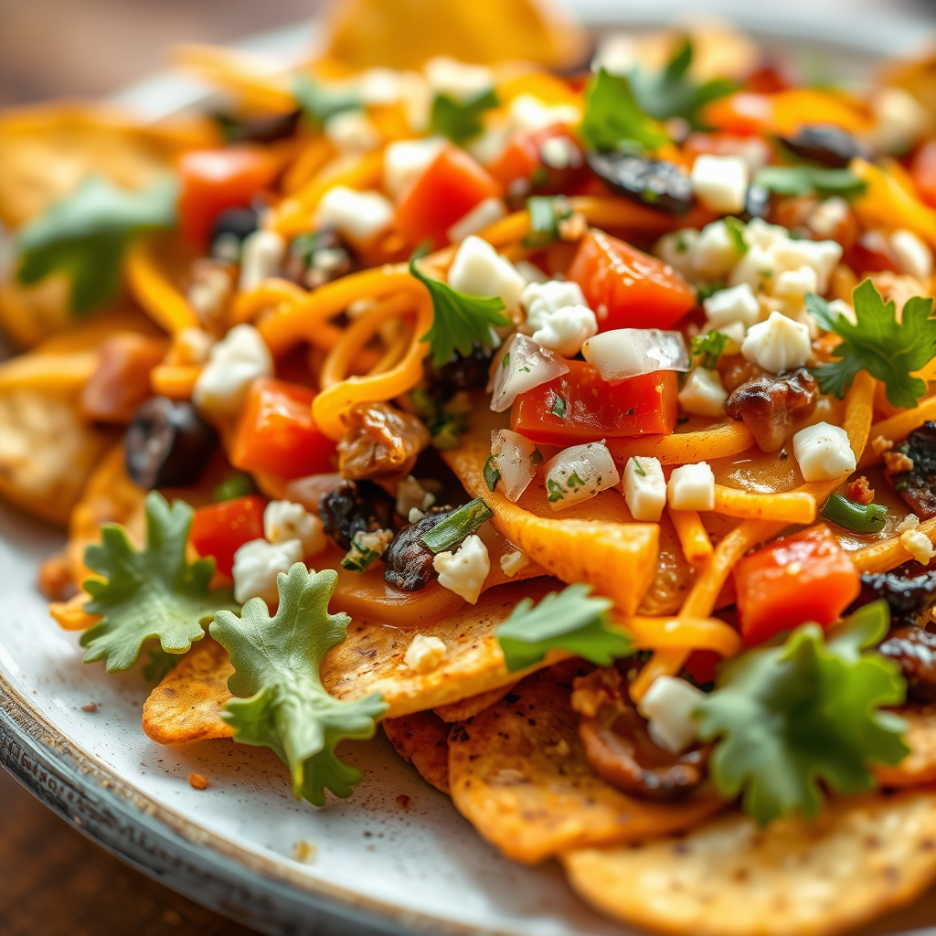 Vegetarian Nachos - vegetarian nachos recipe