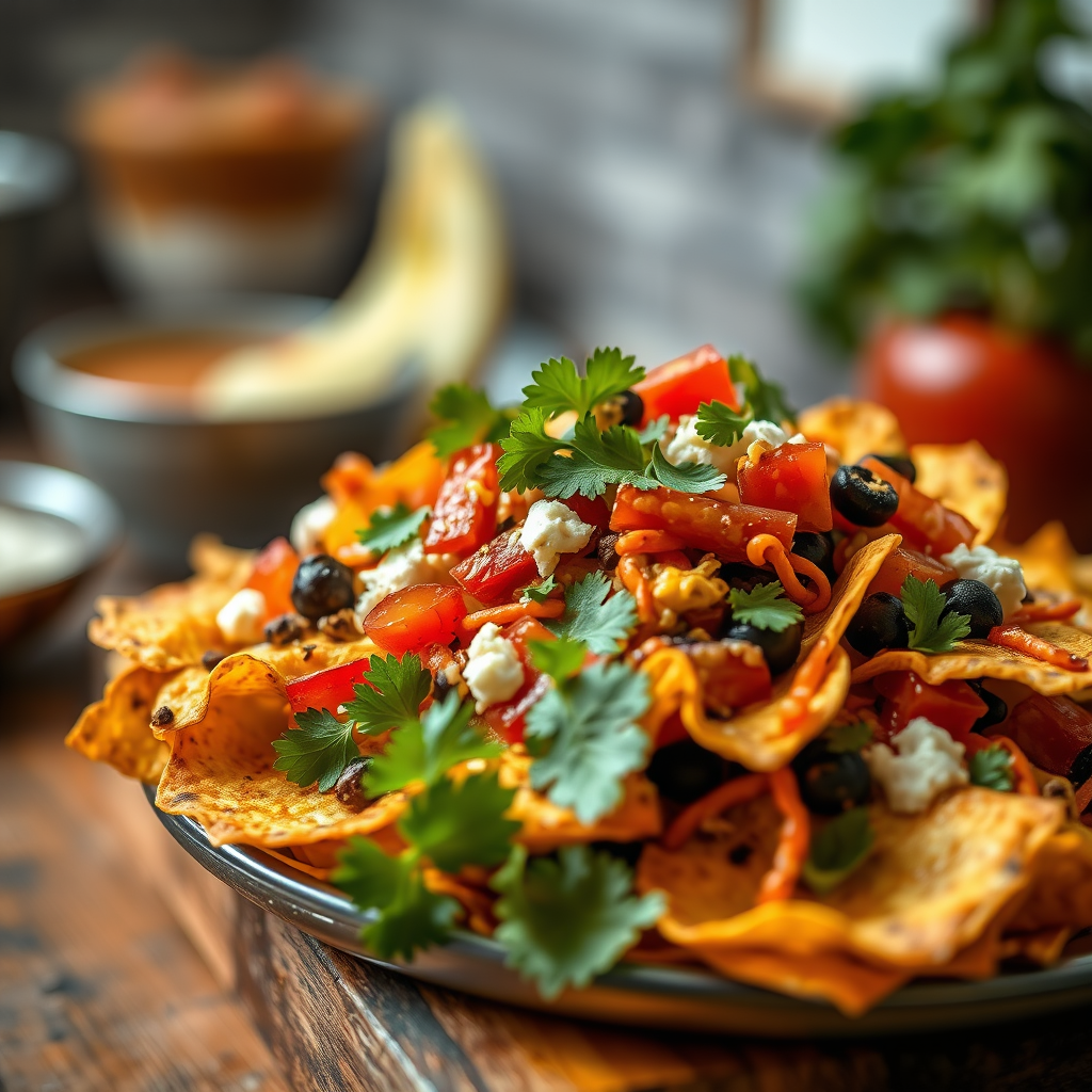 Vegetarian Nachos - nacho dishes recipes