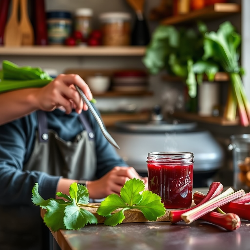 Warning Signs - recipes for rhubarb jam