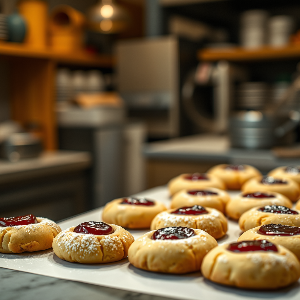 Warning Signs - jam thumbprint cookie recipe