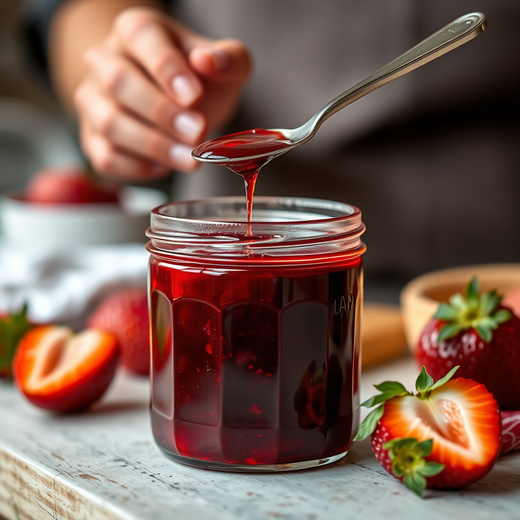 Warning Signs - recipe for making strawberry jam