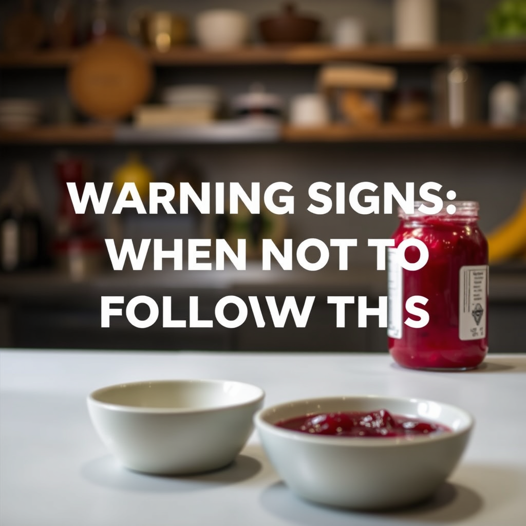 Warning Signs - recipes for freezer jam