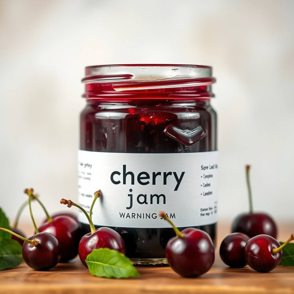 Warning Signs - sour cherry jam recipe