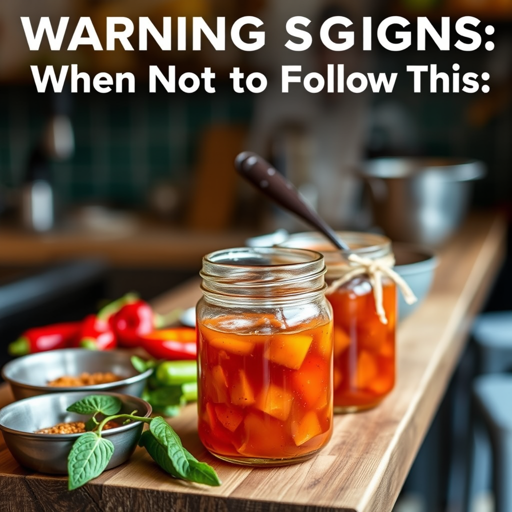 Warning Signs - habanero pepper jam recipe