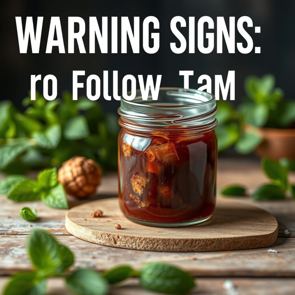 Warning Signs - mint jam recipe