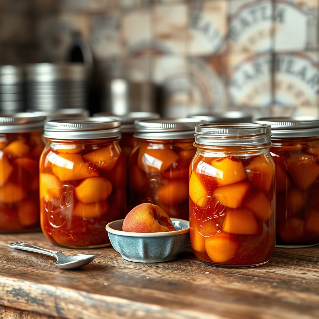 Warning Signs - peach jam canning recipe