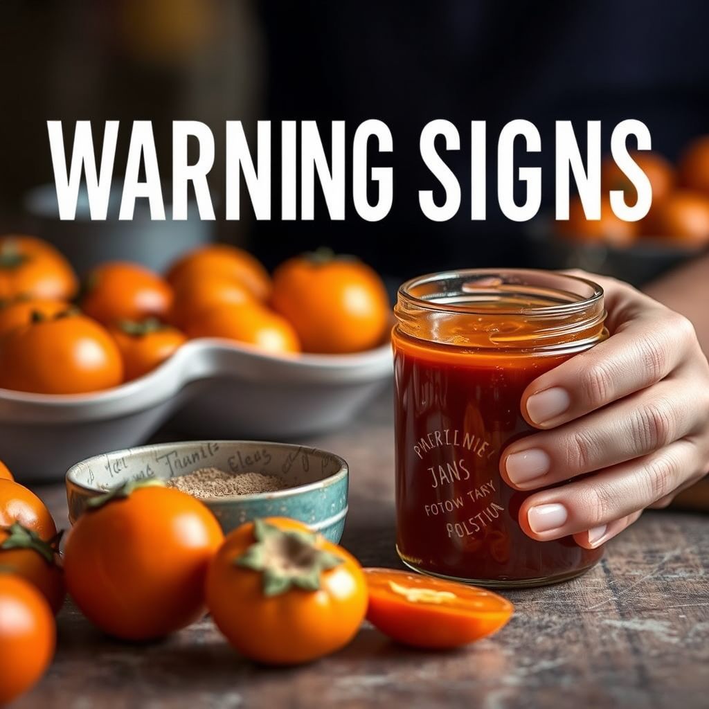 Warning Signs - persimmon jam recipes