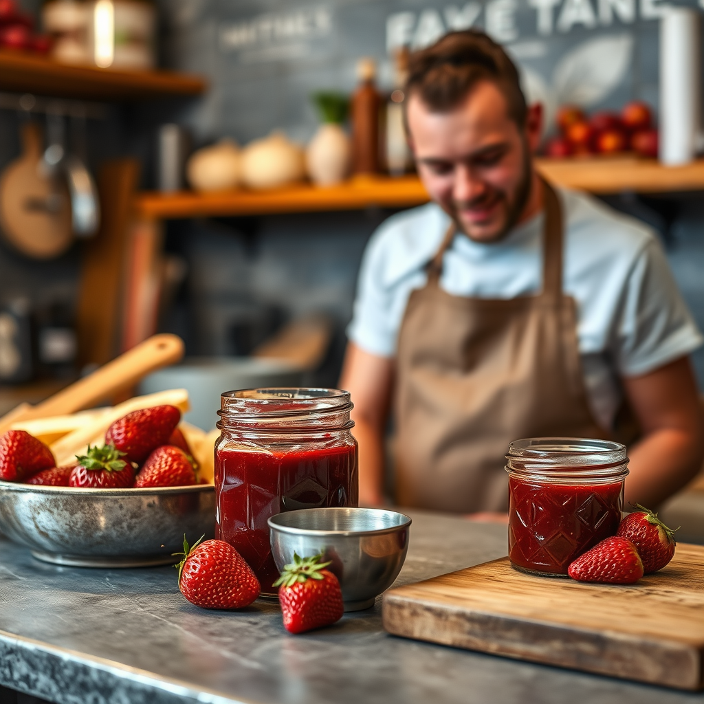 Warning Signs - quick strawberry jam recipe