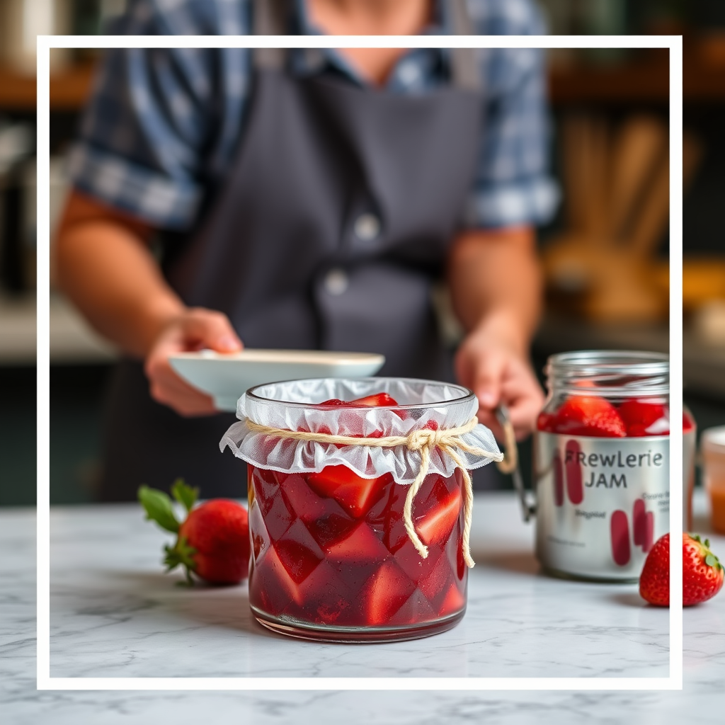 Warning Signs - recipe for strawberry freezer jam