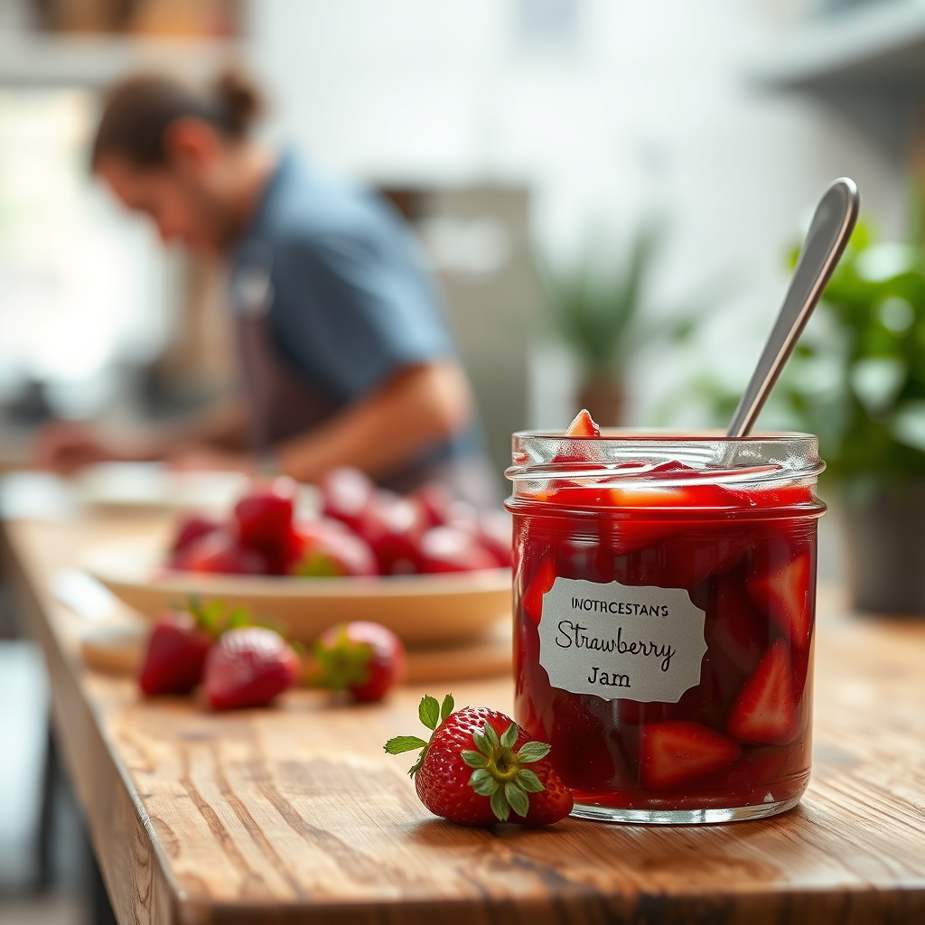 Warning Signs - recipe for strawberry jam with pectin
