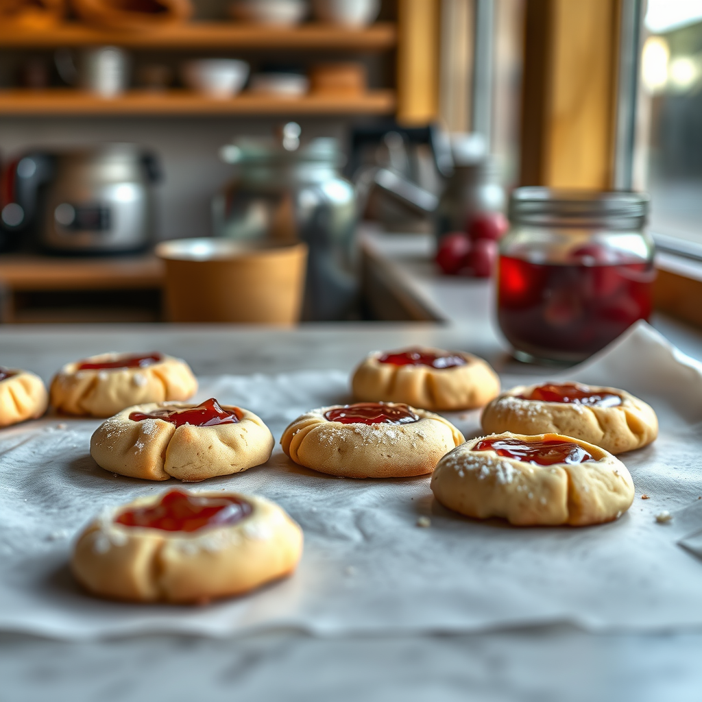 Warning Signs - thumbprint cookie recipes with jam
