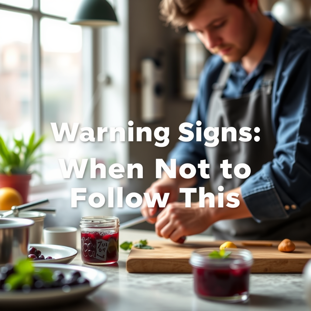 Warning Signs - berry jam recipe