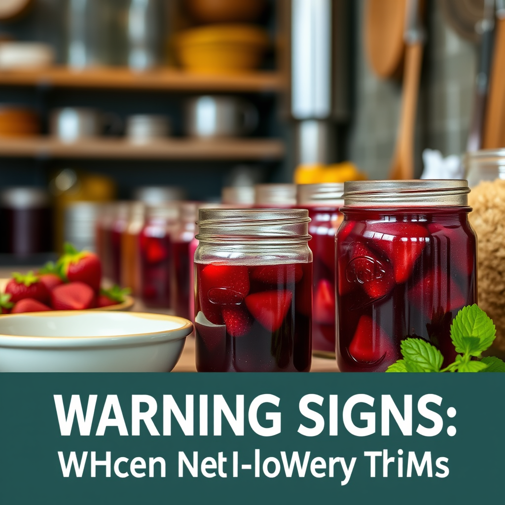 Warning Signs - canning strawberry jam recipe