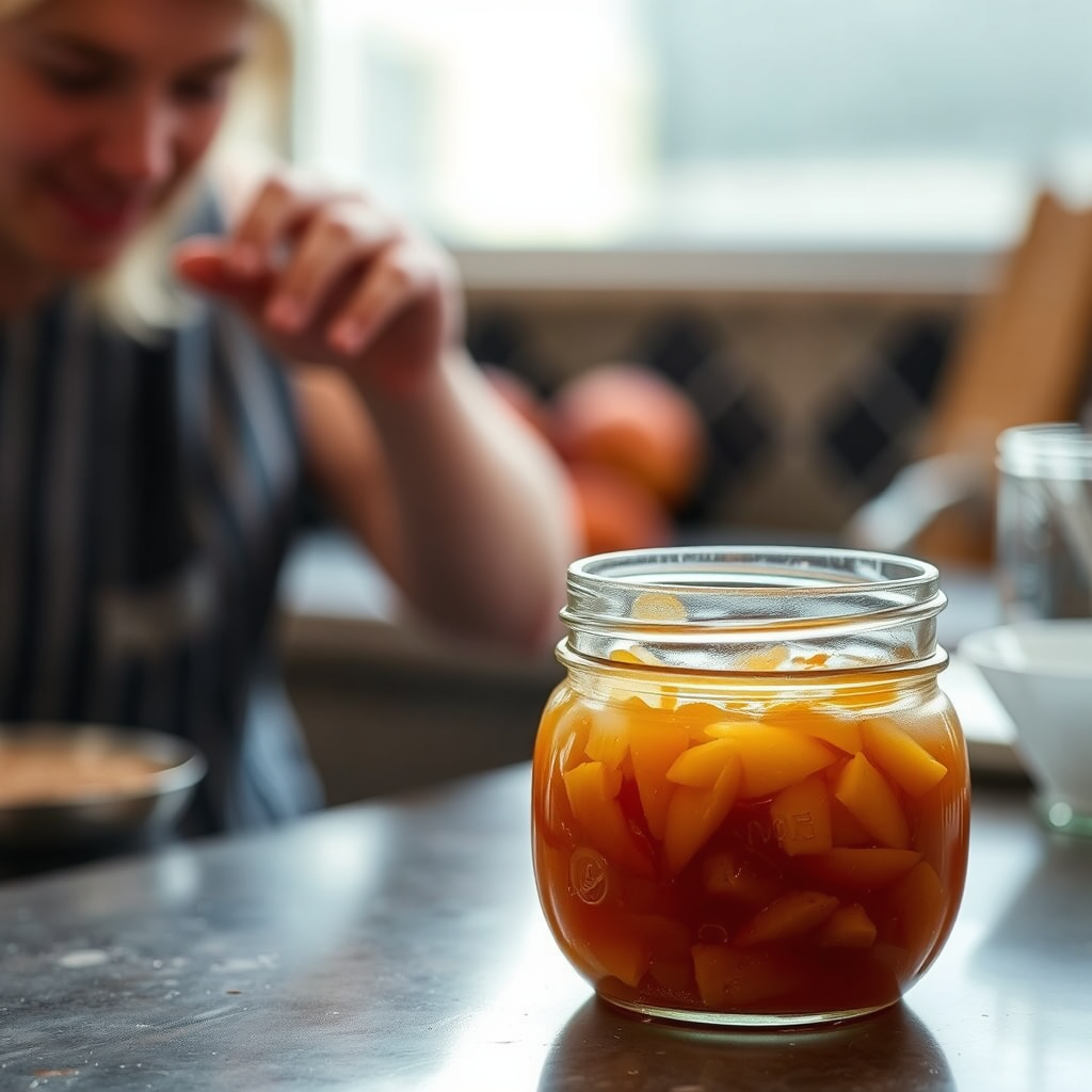 Warning Signs - easy peach jam recipe