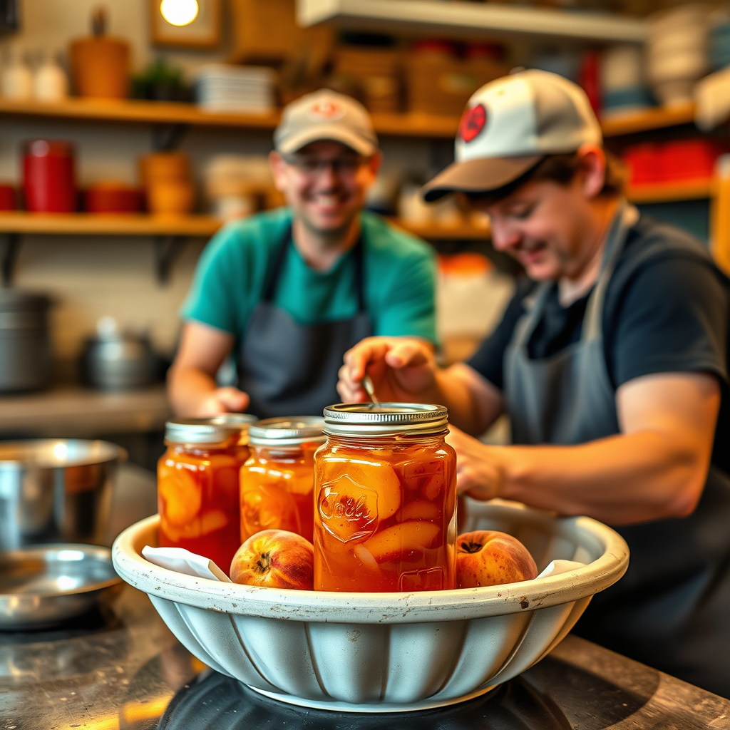 Warning Signs - recipe for canning peach jam
