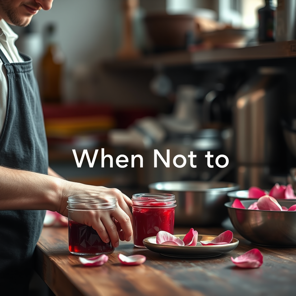 Warning Signs - rose petal jam recipe