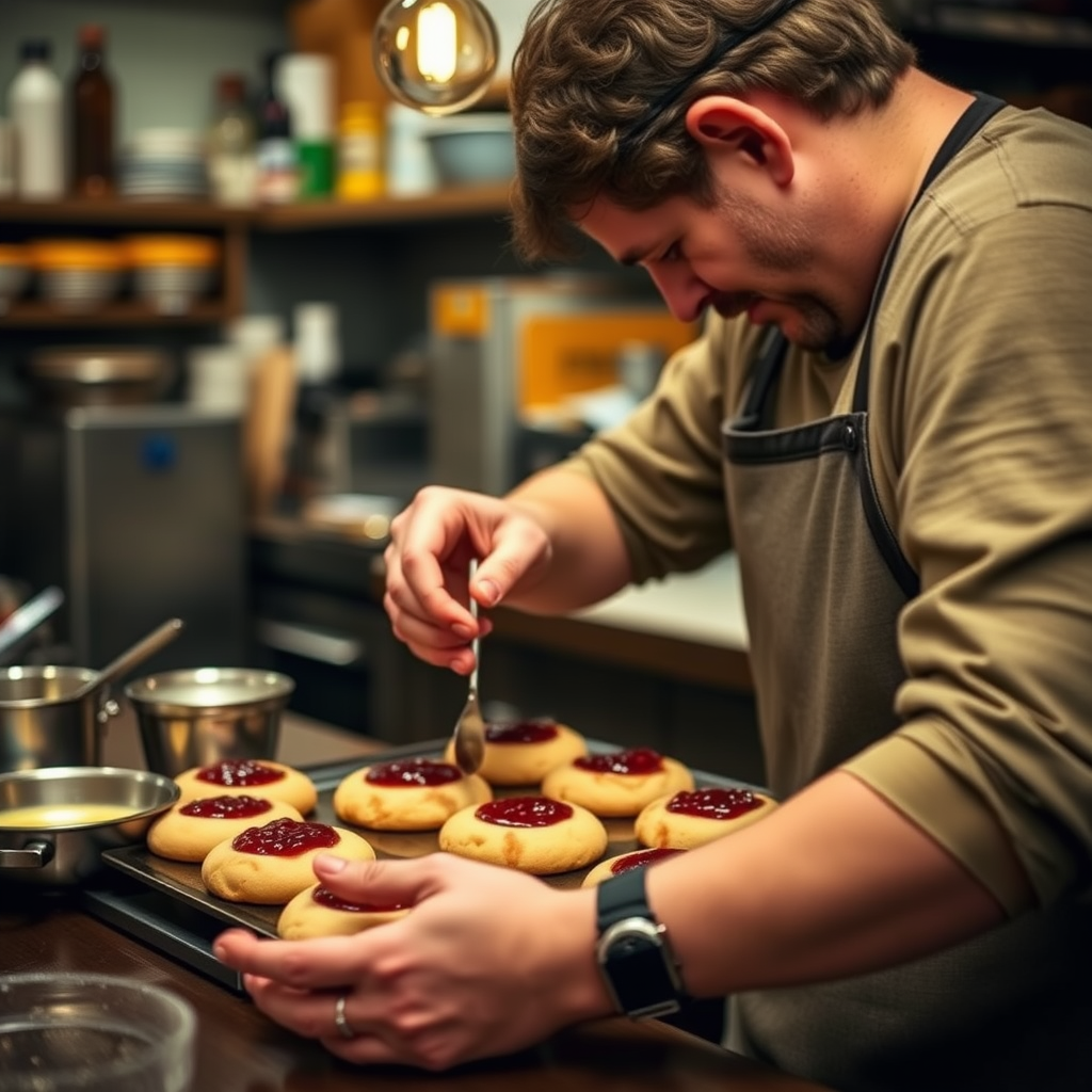 Warning Signs - thumbprint cookies with jam recipe