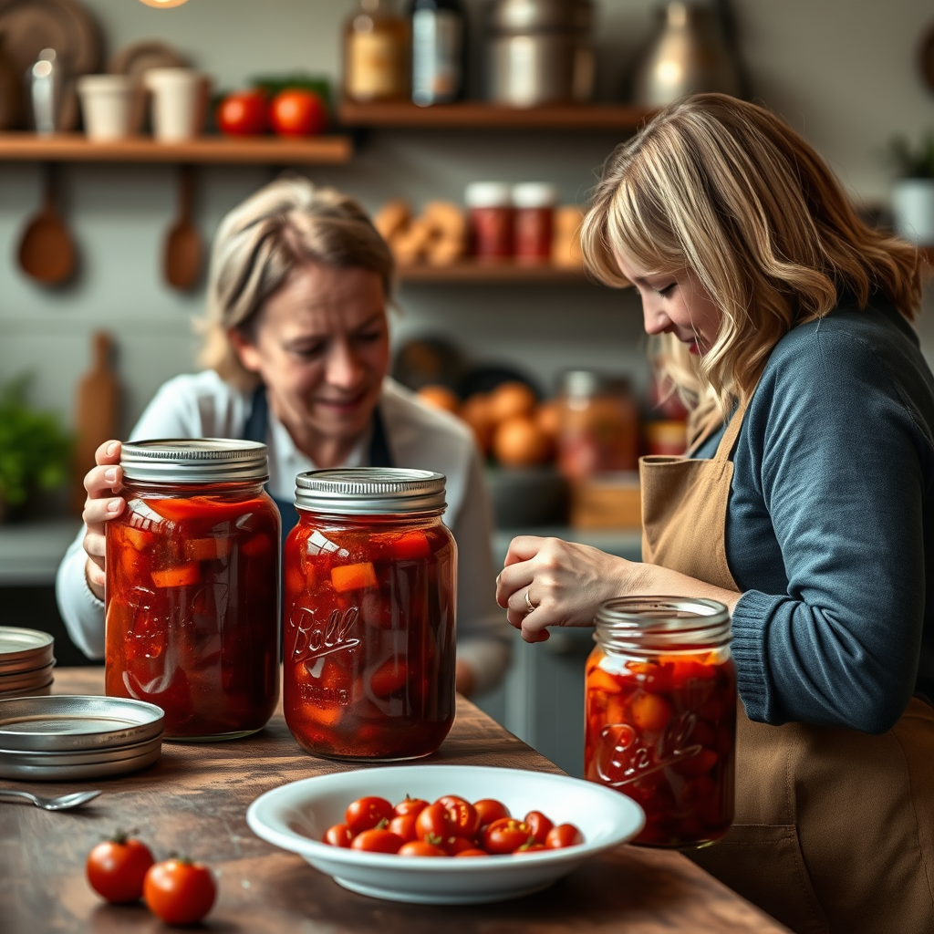 Warning Signs - tomato jam recipe for canning