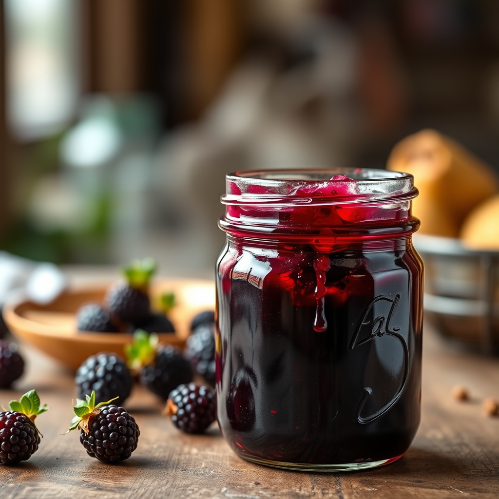 Warning Signs - boysenberry jam recipe
