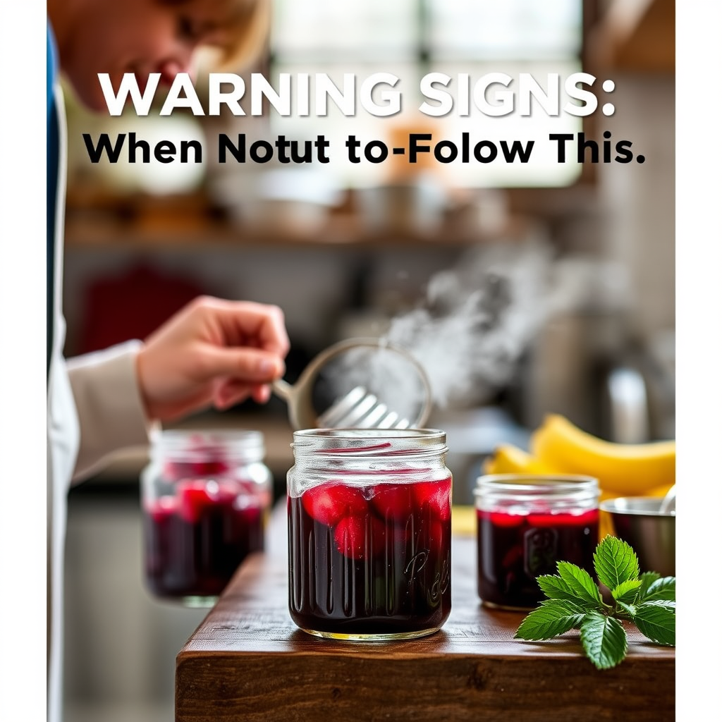 Warning Signs - chokecherry jelly jam recipe